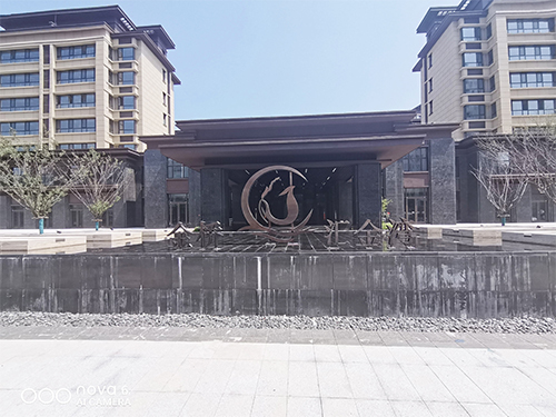 威海平邑界群匯金灣浚園標識導視系統